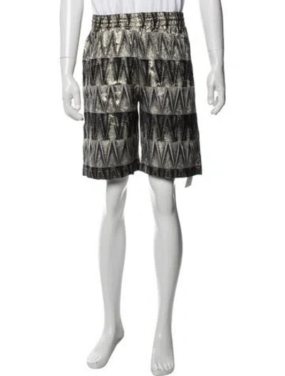 Pre-owned Needles Patterned Shorts In Multicolor