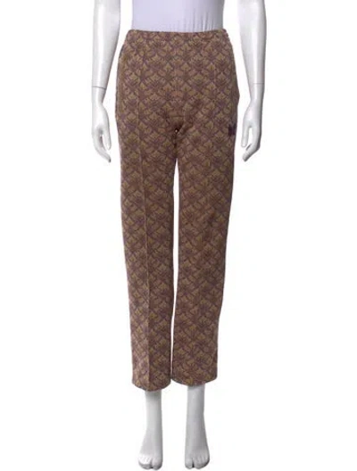 Pre-owned Needles Patterned Straight Leg Pants In Multi
