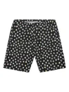 Needles Patterned Swim Shorts In Black