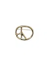 Needles Peace Symbol Brooch And Pin Collection In Gold