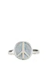 Needles Peace Sign Ring In Silver