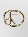 Needles Peace Symbol Brooch And Pin Collection In Gold