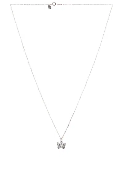 Needles Silver Papillon Necklace In C-papillon