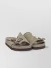 Needles Perforated Open Toe Flat Sole Sandals