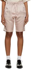 Needles Pink String Cowboy Shorts In C-pink
