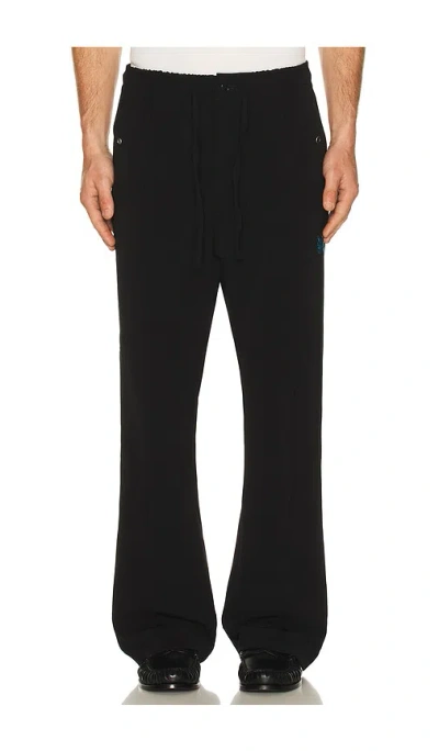 Needles Piping Cowboy Pant Poly Double Cloth In Black