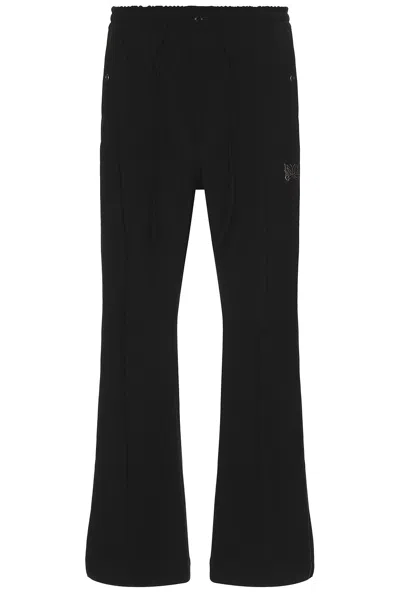 Needles Black Piping Cowboy Trousers In C-black