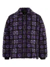 Needles Plaid Jacket In Purple