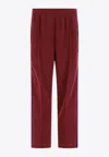 Needles Bordeaux Track Trousers In Burgundy