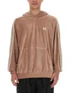 Needles Plush Oversized Sweatshirt In Brown
