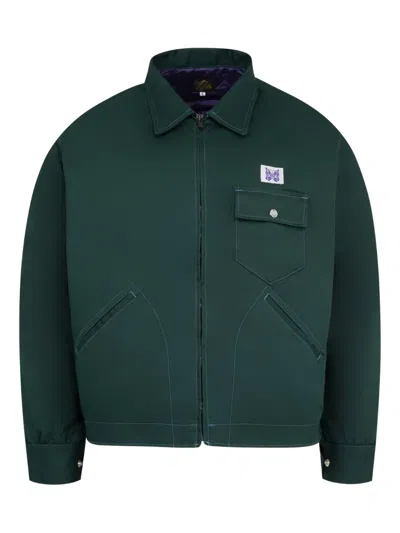 Needles Pocket Work Jacket In Green