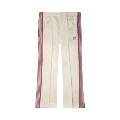 Pre-owned Needles Poly Smooth Boot-cut Track Pant 'ivory' | White | Men's Size S