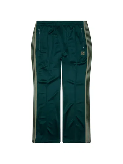 Needles Poly Smooth Boot-cut Track Pants In Green