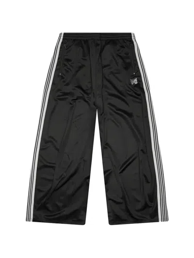 Needles Poly Smooth H.d. Side-stripe Track Pants In Gray