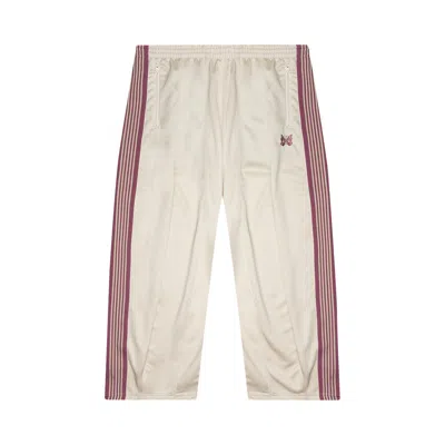 Pre-owned Needles Poly Smooth H.d. Track Pant 'ivory' | White | Men's Size Xl