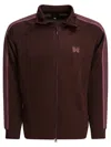 Needles High Collar Sweatshirt Zip Pockets In Red
