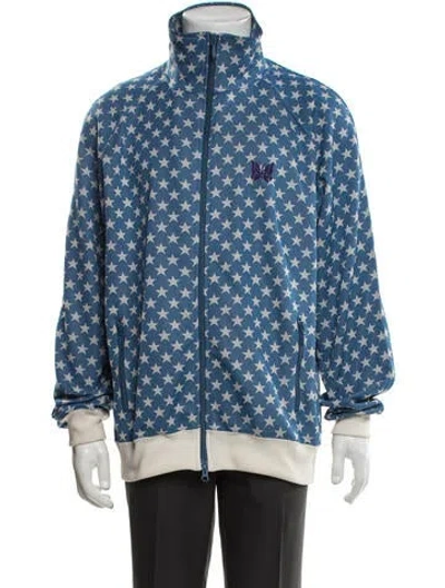 Pre-owned Needles Printed Jacket In Blue