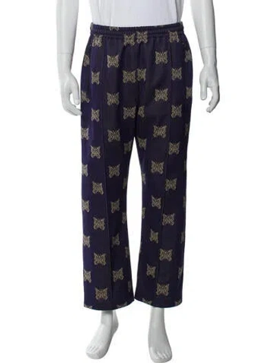Pre-owned Needles Printed Joggers In Purple