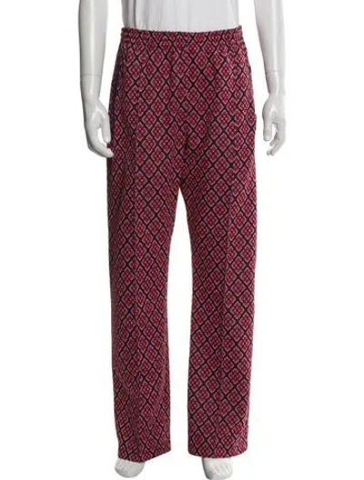 Pre-owned Needles Printed Pants In Red