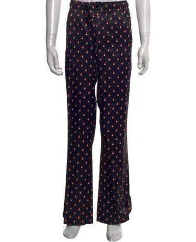 Pre-owned Needles Printed Pants W/ Tags In Blue