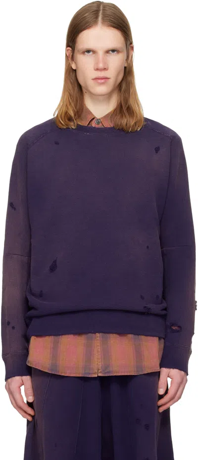 Needles Purple Darts Sweatshirt