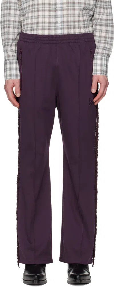 Needles Purple Fringe Boot-cut Track Pants