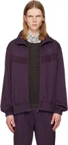 Needles Purple Fringe Track Jacket In Purple