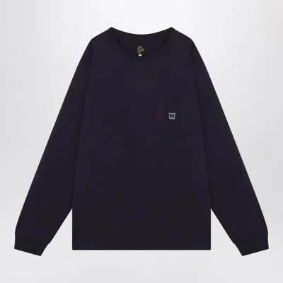 NEEDLES NEEDLES  PURPLE LONG SLEEVED T-SHIRT