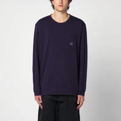 NEEDLES NEEDLES PURPLE LONG SLEEVED T-SHIRT