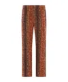 Needles Python Print Straight-leg Pants In Brown