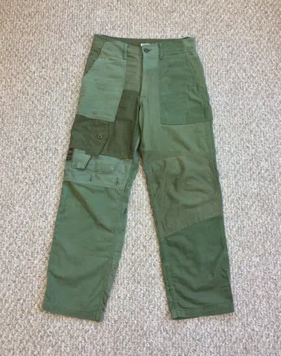Pre-owned Needles Rebuild By  Cargo Pants In Army Green