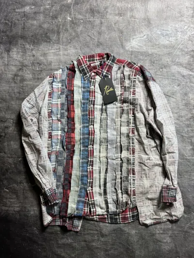 Pre-owned Needles Rebuild Flannel In Multi