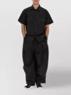 Needles Regular Fit Shirt With Short Sleeves And Chest Pockets In Black