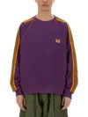 Needles Relaxed Fit Purple Sweatshirt