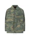 Needles Reversible Camouflage-pattern Jacket In Green