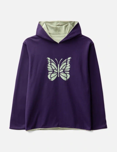 Needles Reversible Hoodie In Purple