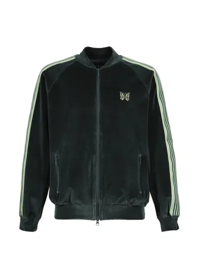 Needles Rib Collar Track Jacket In Black