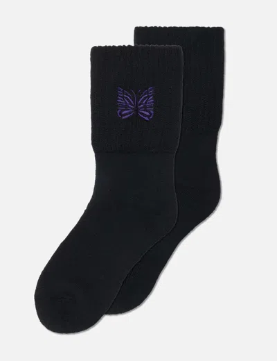 Needles Rib Socks In Black