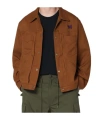 Needles Rust-coloured Jacket With Logo In Brown