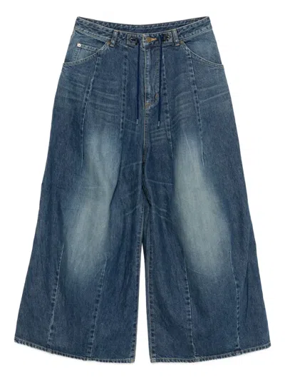 Needles Seam-embellished Jeans In Blue