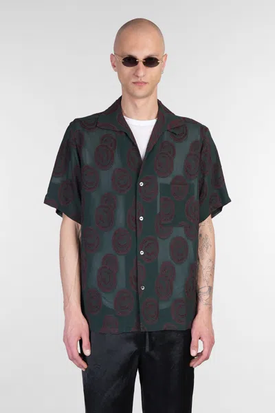 Needles Shirt In Green Rayon