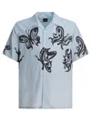 Needles Butterfly Print Short Sleeves Shirt