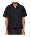 Needles Short-sleeved Circular Print Shirt In Black/purple