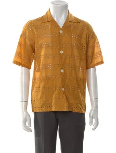 Pre-owned Needles Short Sleeve Shirt In Neutral