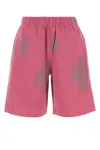 Needles Embroidered Cotton Blend Shorts In Printed