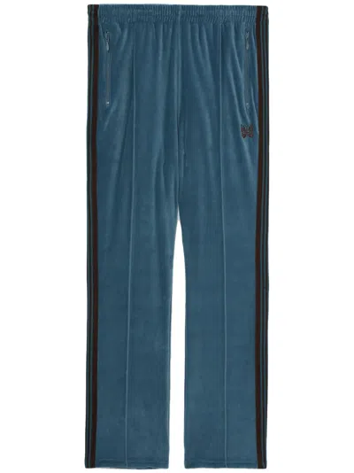 Needles Narrow Track Pant In Blue