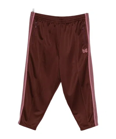 NEEDLES SIDE-STRIPE LOGO-DETAIL PANTS