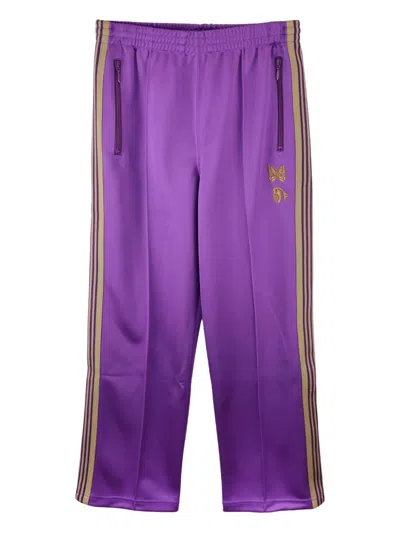 Needles Side-stripe Track Pants In Purple