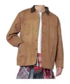 Needles Patch-pocket Shirt Jacket In Brown