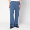 Needles Slate Blue Jogging Pants With Fringes In Blue